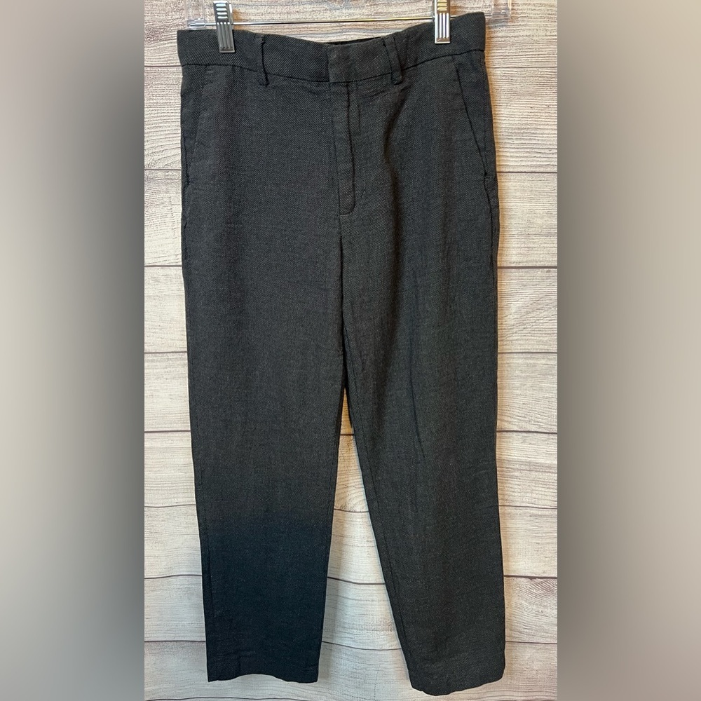 H&M Boys Charcoal Pants Adjustable Waist Size 16